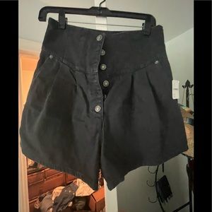 Free People Paris pleated shorts